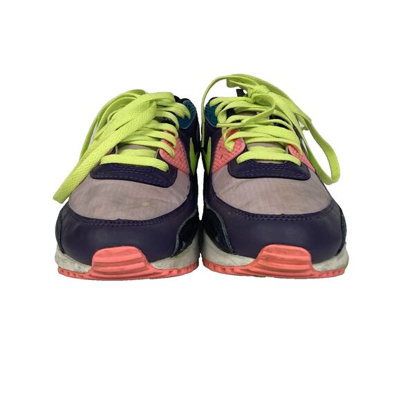 Nike Air Max 90 -Women's Sz 10 -Dark Raisin Cyber -Colorblock Sneaker CV8819-500 - Picture 2 of 12